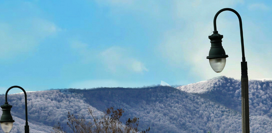 Waynesville, NC Snow dusted Mountains - WNC Chimney Solutions